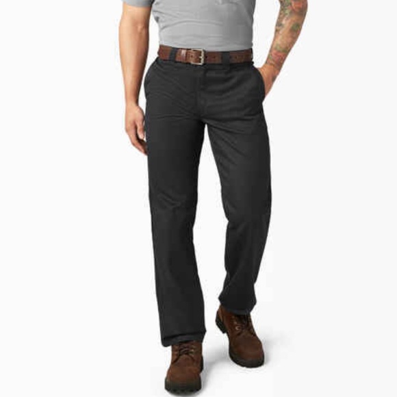NWT Dickies Men's 874 Flex Original Fit Black Pants - Picture 1 of 10